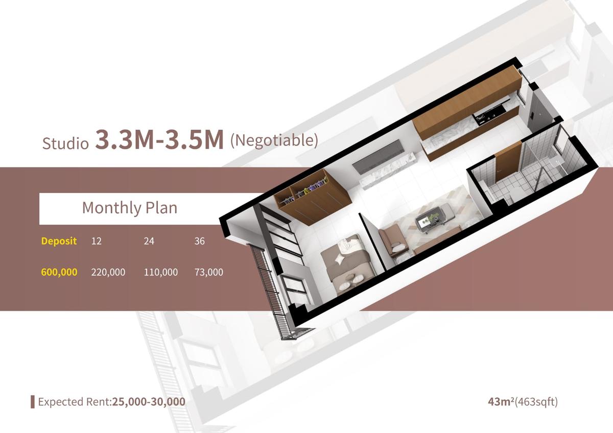 1 Bed Apartment with En Suite at Ruaka - 2