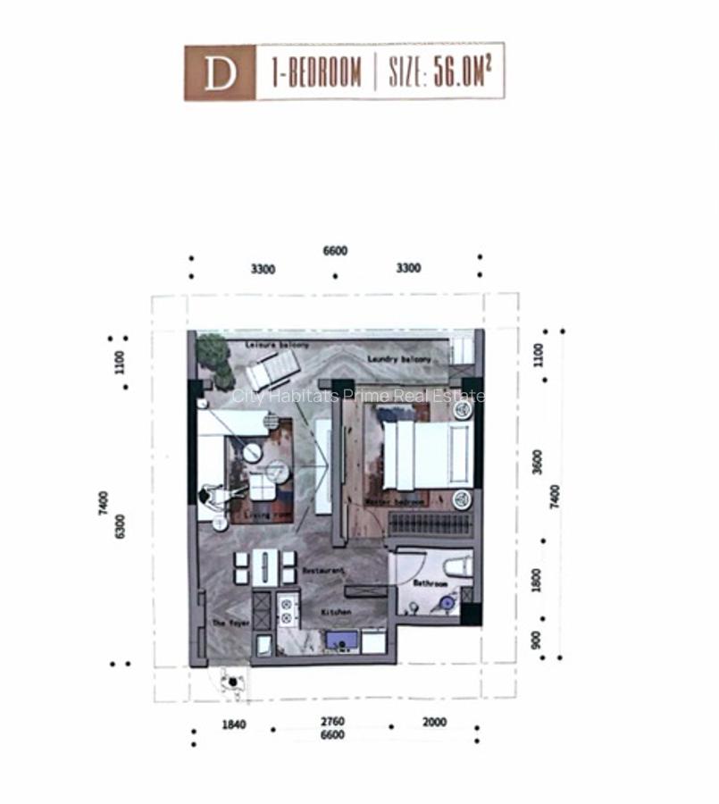 Studio Apartment with Swimming Pool in Westlands Area - 7