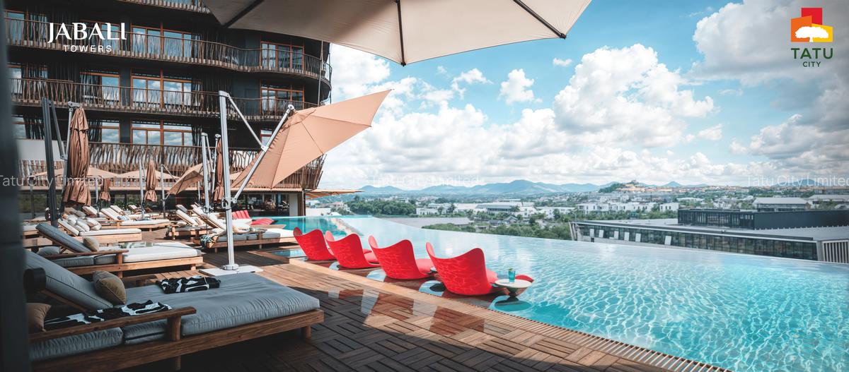 Studio Apartment with Swimming Pool at Tatu Central - 9