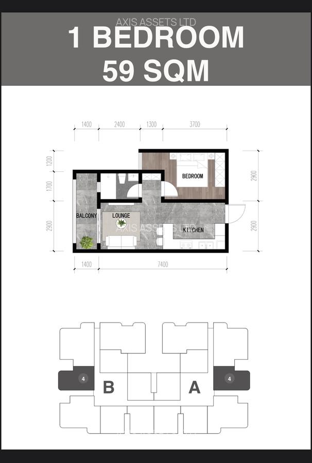 1 Bed Apartment with Swimming Pool at Wood Avenue - 5