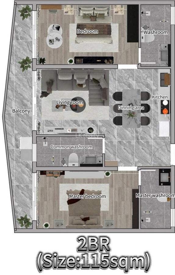 2 Bed Apartment with En Suite at Westlands Road - 1