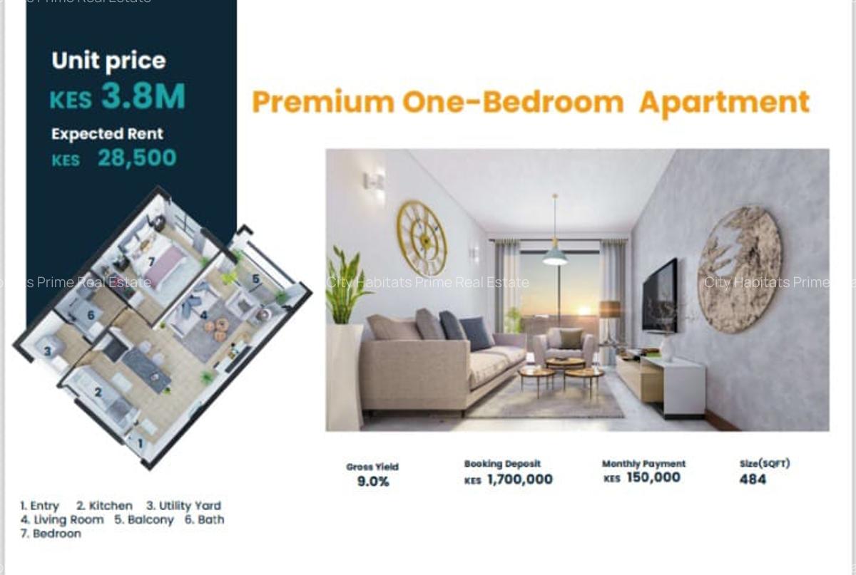 1 Bed Apartment with Borehole in Kabete - 7