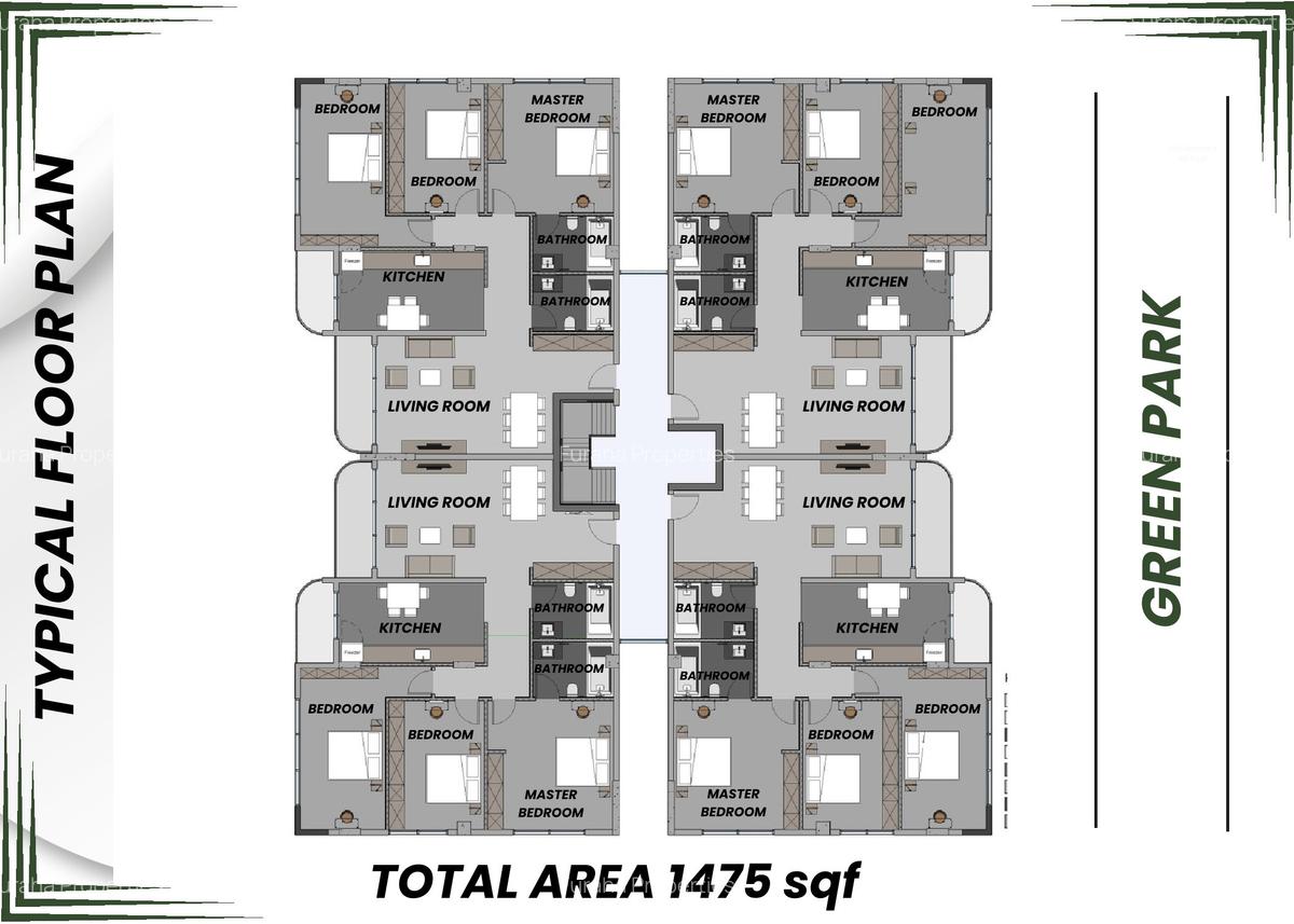 3 Bed Apartment with Swimming Pool in Nyali Area - 3