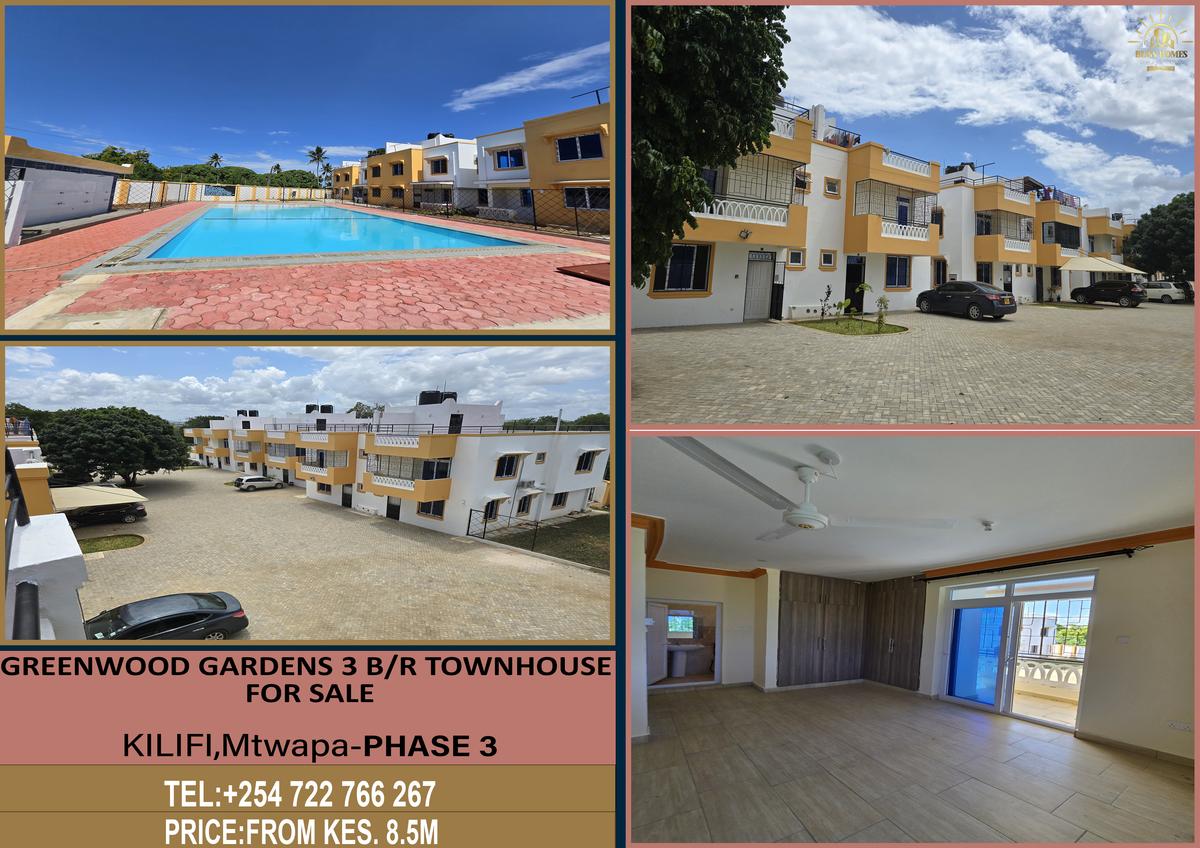 3 Bed Apartment with En Suite at Greenwood Mtwapa Weighbridge Along Mombasa-Malindi Highway - 1