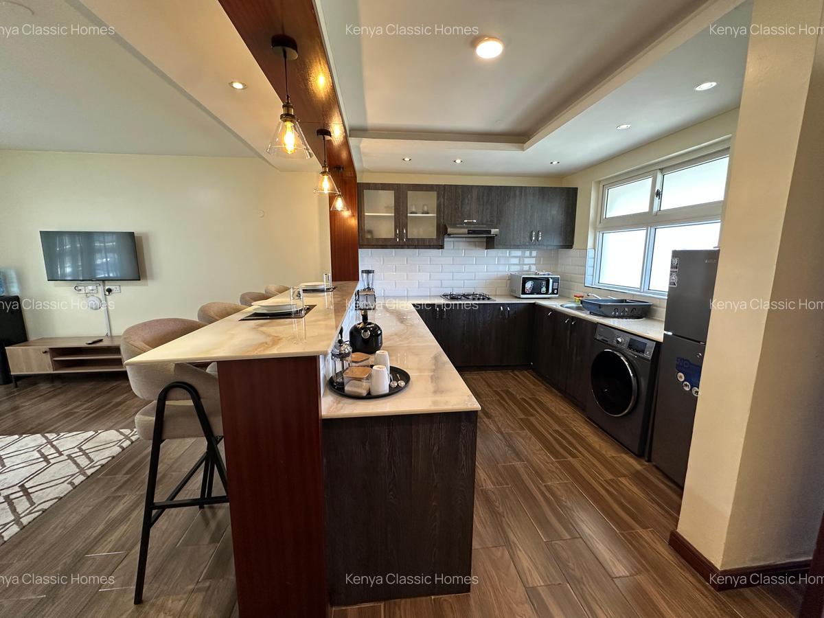 Furnished 1 Bed Apartment with Borehole at Kilimani - 5