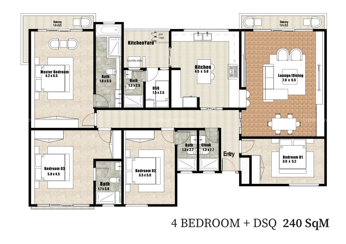 4 Bed Apartment with En Suite in Kileleshwa - 4