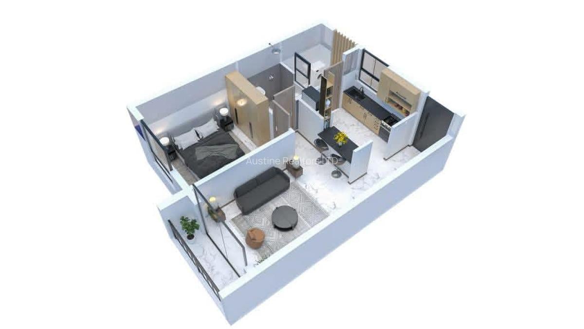 Studio Apartment with En Suite in Kitisuru - 15