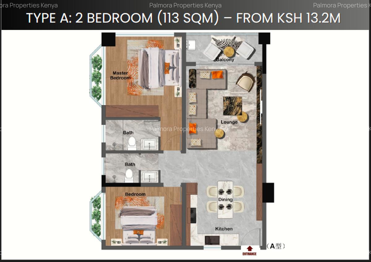 1 Bed Apartment with En Suite in Westlands Area - 8