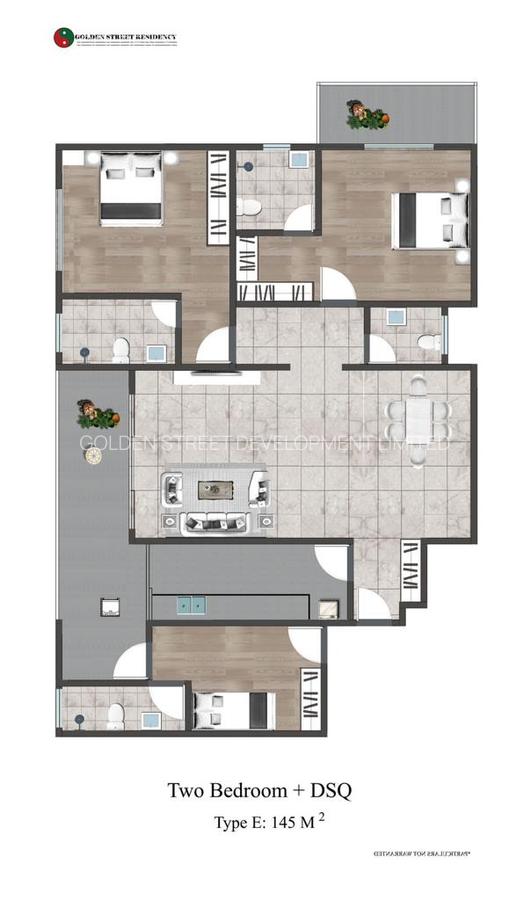 2 Bed Apartment with Gym at Nyeri Road - 2