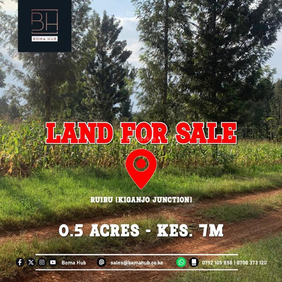 0.5 ac Land at Kiganjo Junction - 1