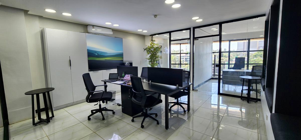 Furnished 1,295 ft² Office with Backup Generator in Westlands Area - 1