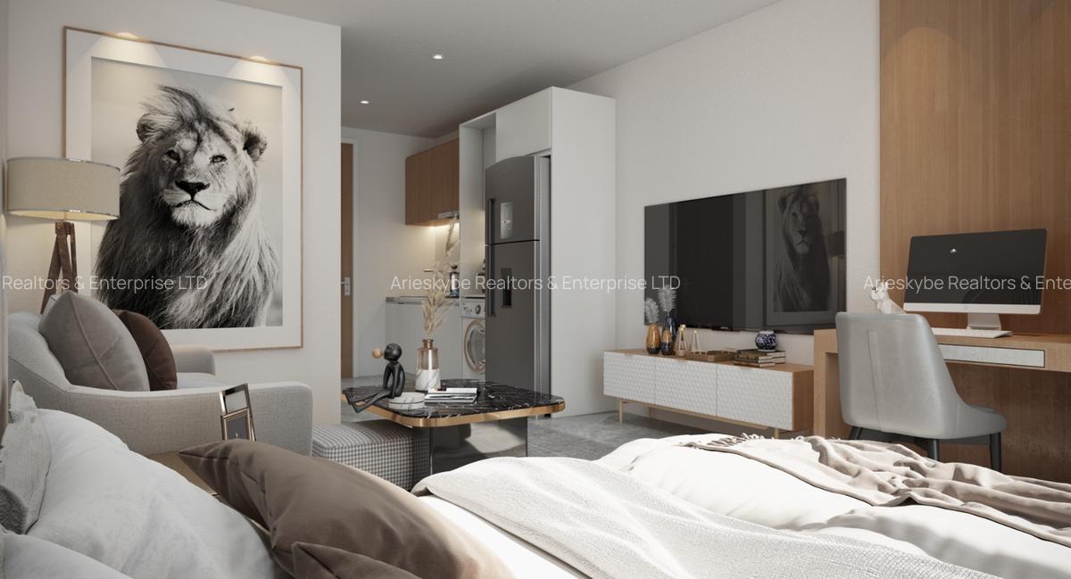 Serviced Studio Apartment with En Suite in Mombasa Road - 4