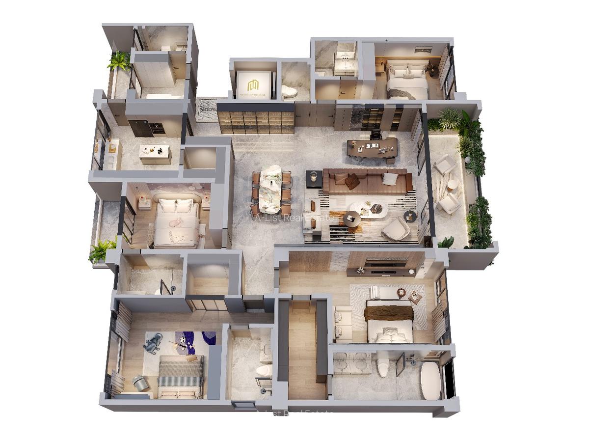 3 Bed Apartment with En Suite at Brookside - 12