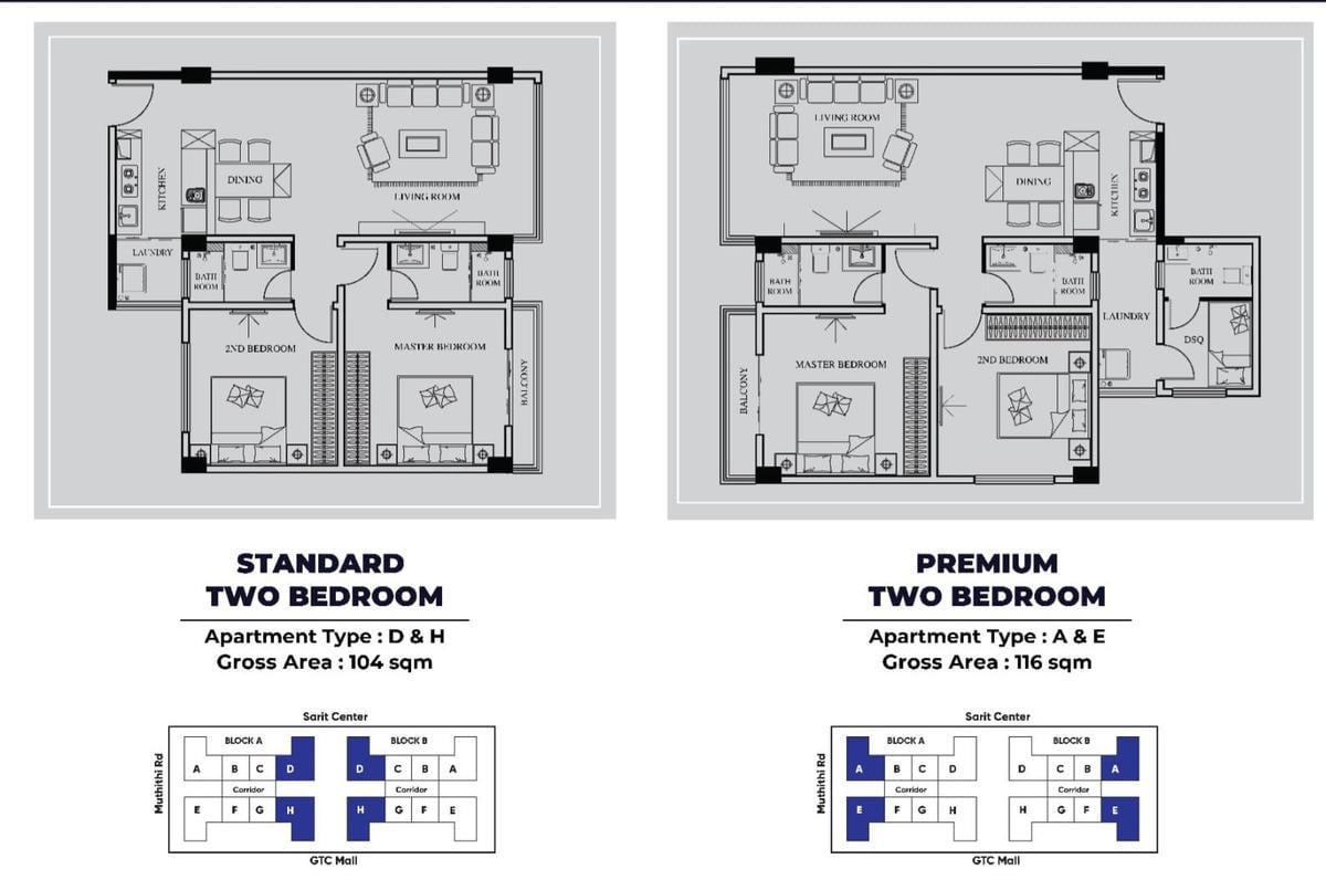 1 Bed Apartment with En Suite at Muthithi Rd - 5