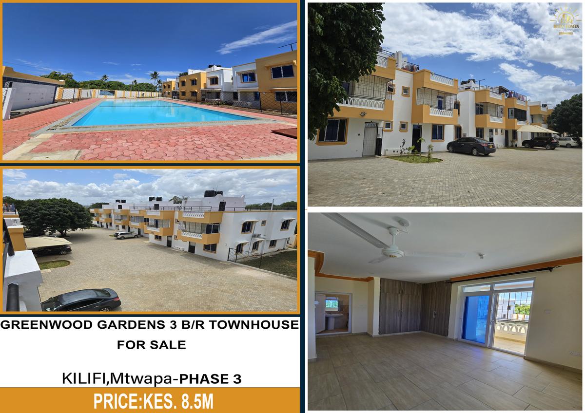 3 Bed Townhouse with En Suite at Greenwood Mtwapa Weighbridge Along Mombasa-Malindi Highway - 2