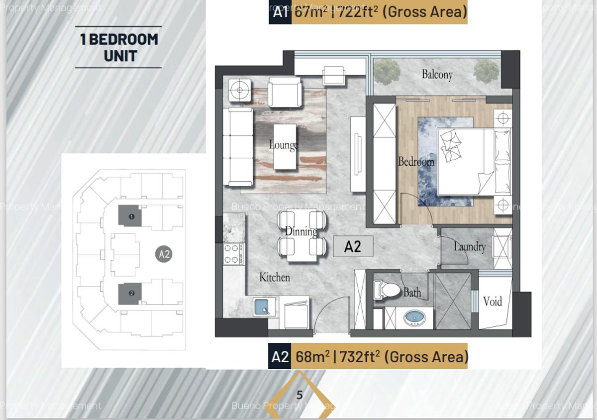 1 Bed Apartment with En Suite in Westlands Area - 6