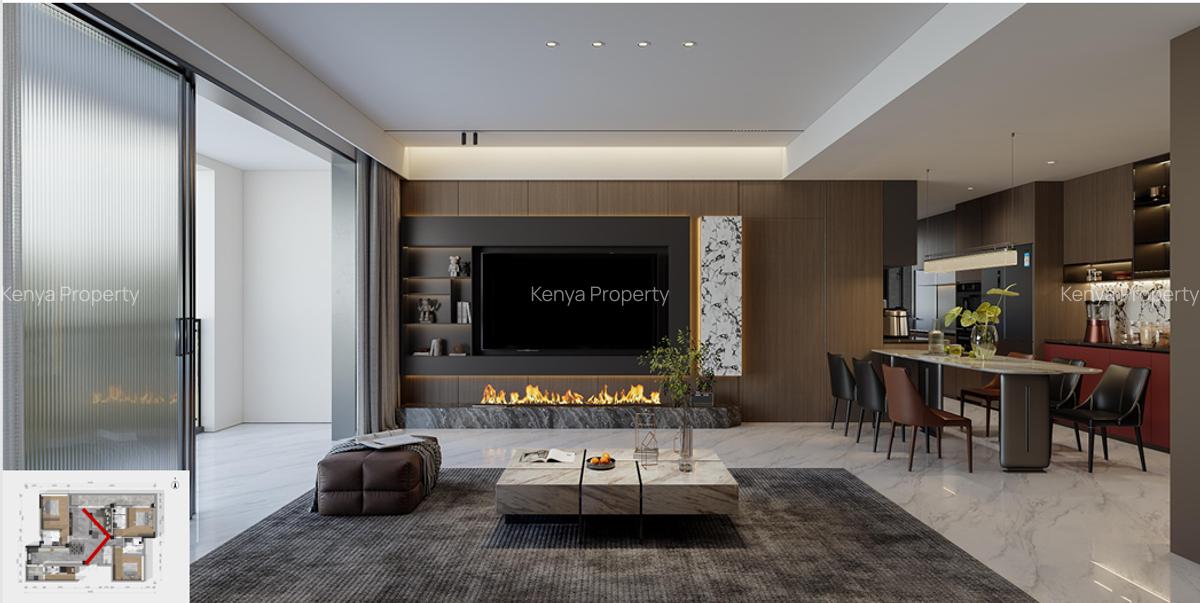 3 Bed Apartment with Swimming Pool at Eldama Ravine Road - 1