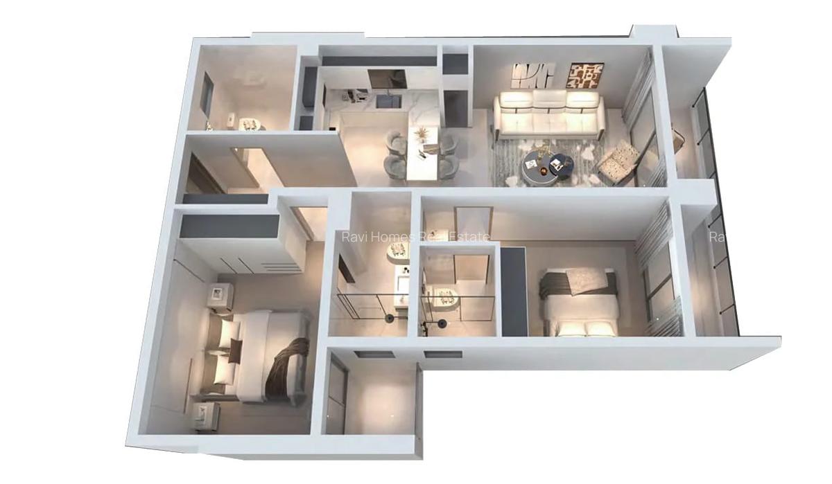 2 Bed Apartment with En Suite in Westlands Area - 2