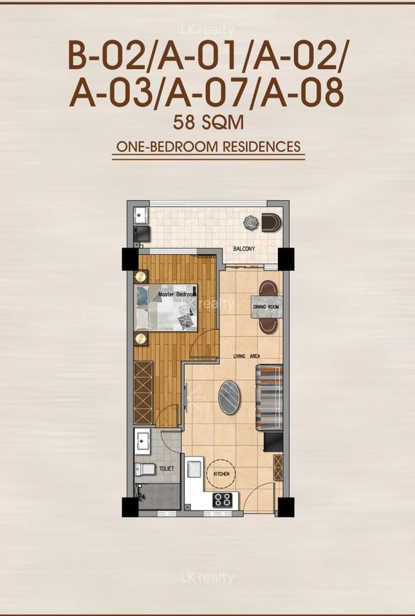 1 Bed Apartment with Gym at Rhapta Road - 1