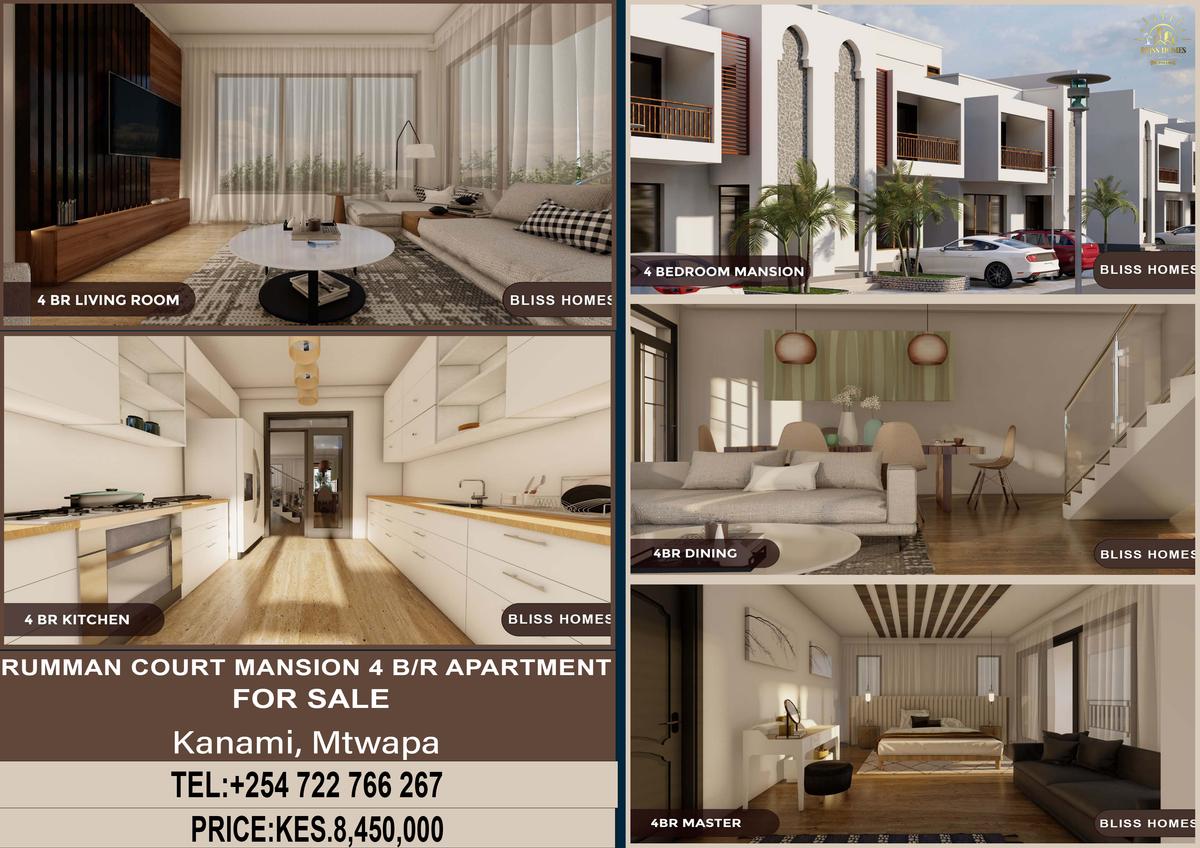 4 Bed Apartment with En Suite at Kanamai Area - 1