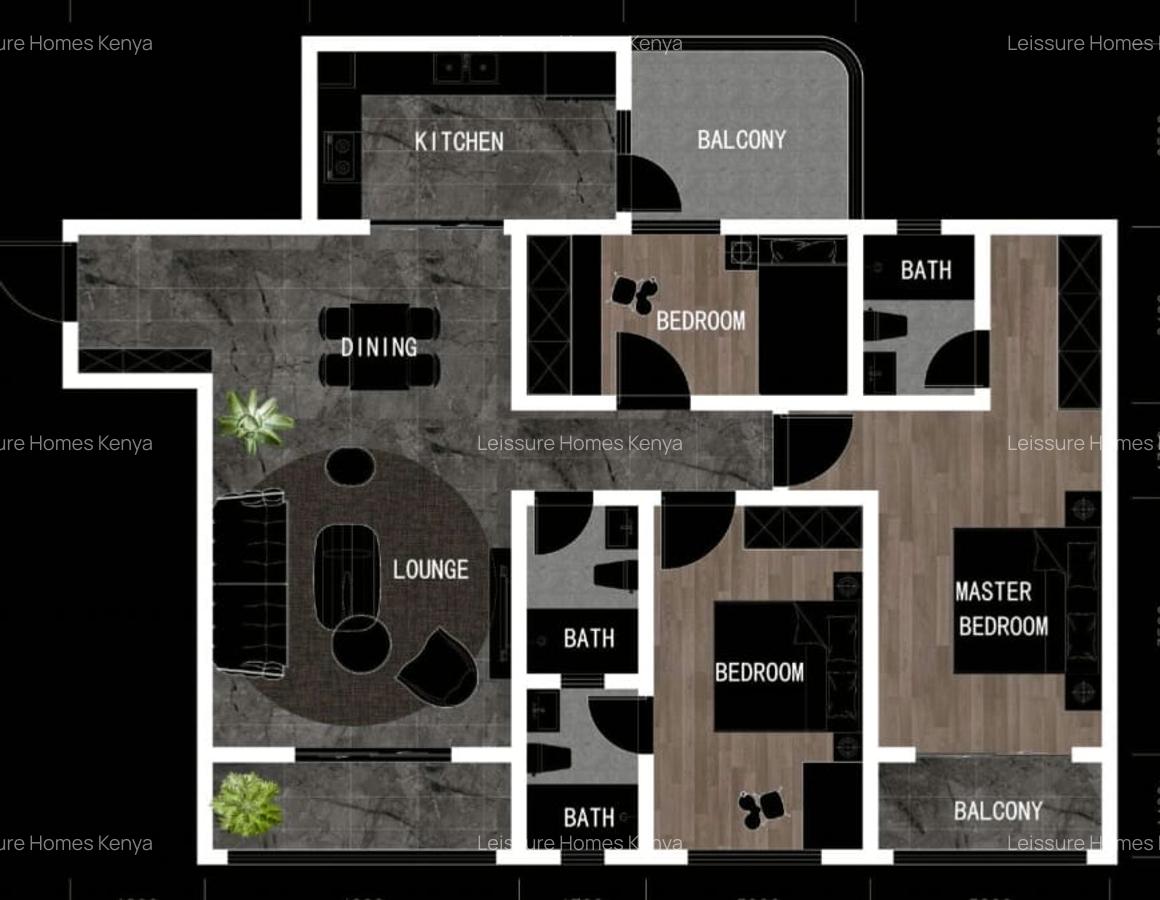 1 Bed Apartment with Swimming Pool at Mogotio Road - 6