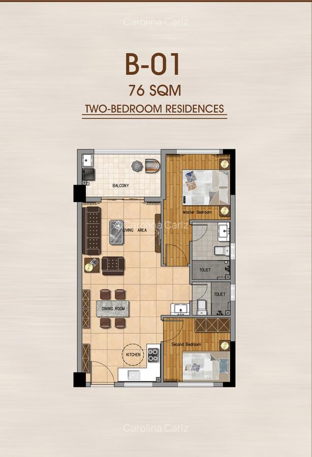 2 Bed Apartment with En Suite at Rhapta Road - 17