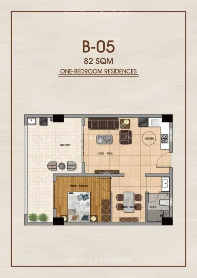 1 Bed Apartment with En Suite at Rhapta Road - 14