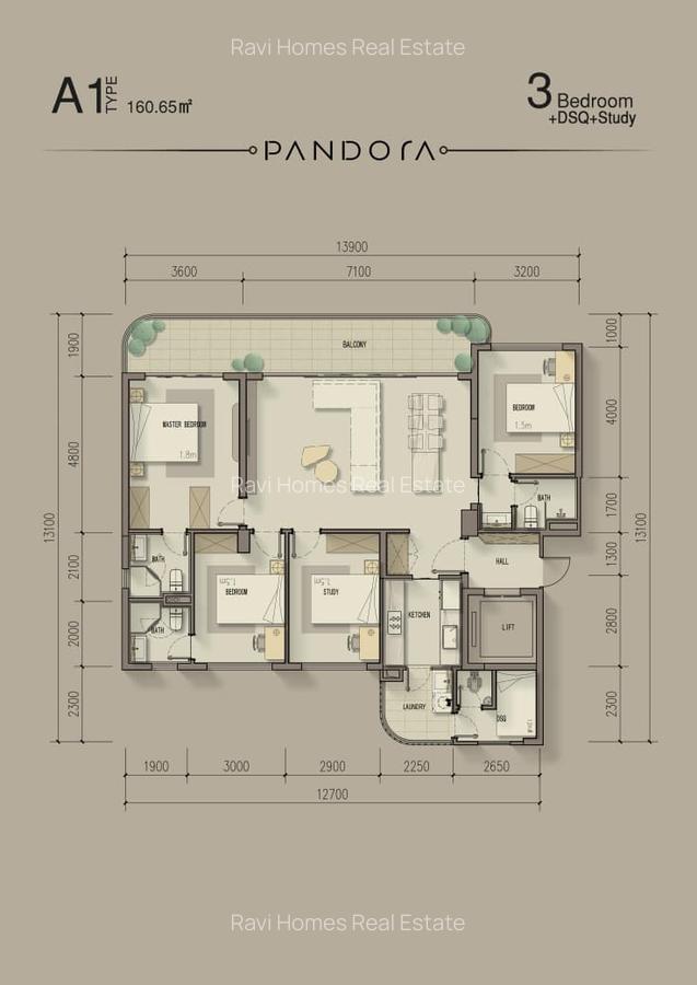 3 Bed Apartment with En Suite in Westlands Area - 5