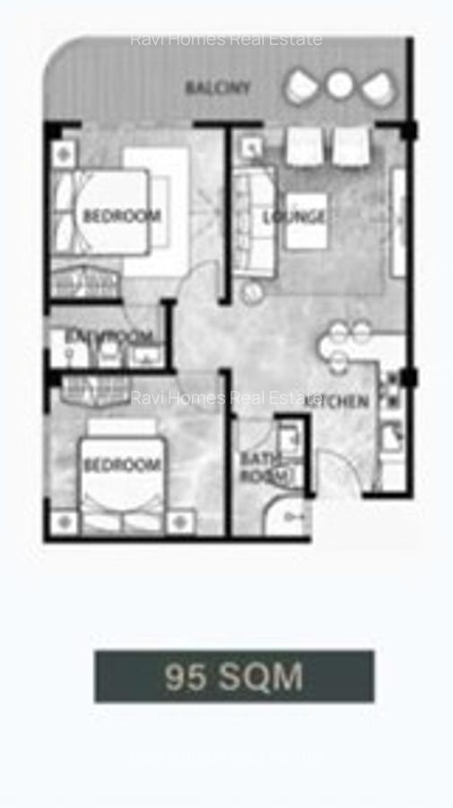 1 Bed Apartment with Swimming Pool in Kilimani - 7