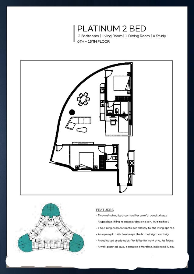 2 Bed Apartment with En Suite at Kirichwa Grove Road - 2