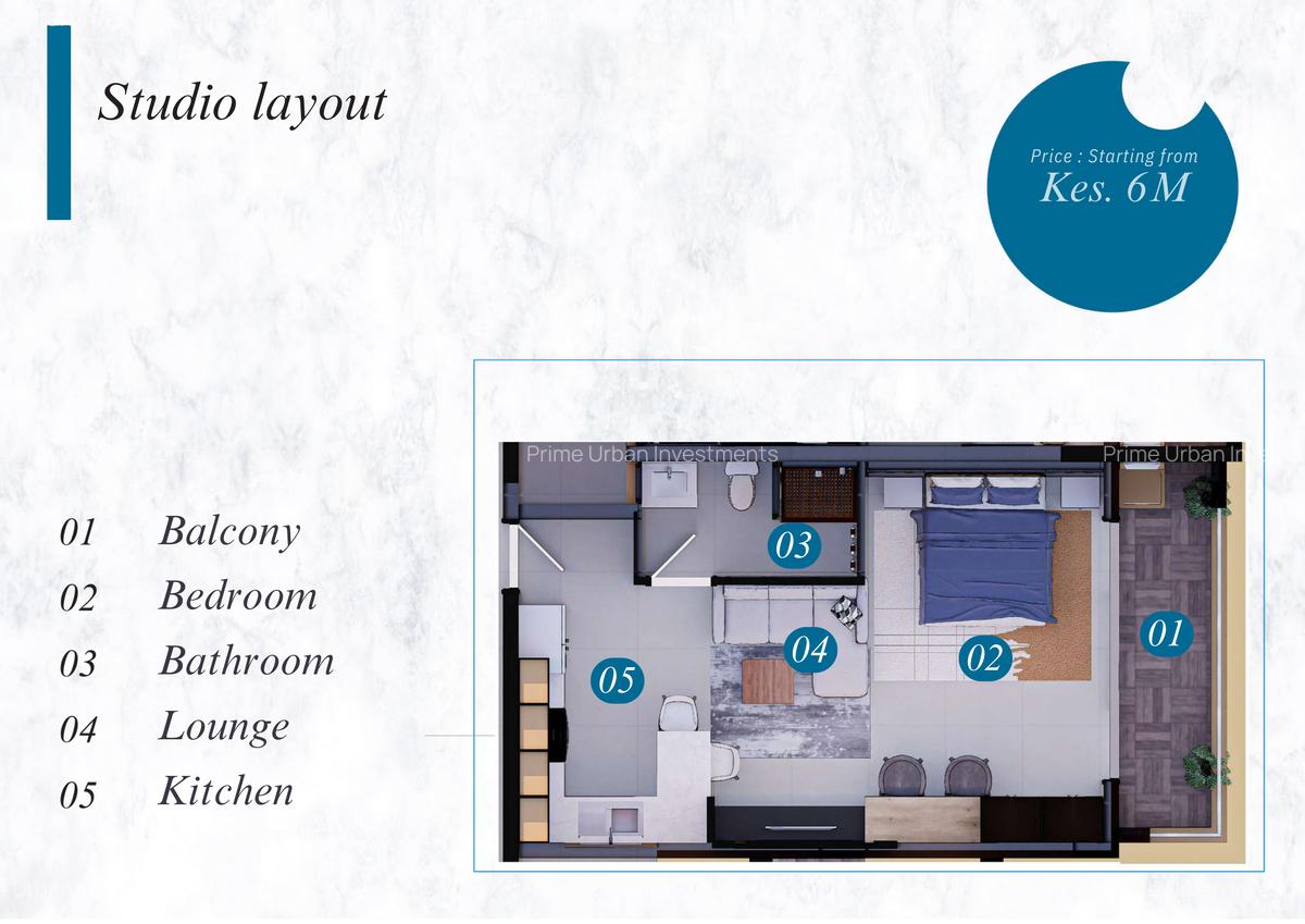 Serviced 1 Bed Apartment with En Suite in Shanzu - 8