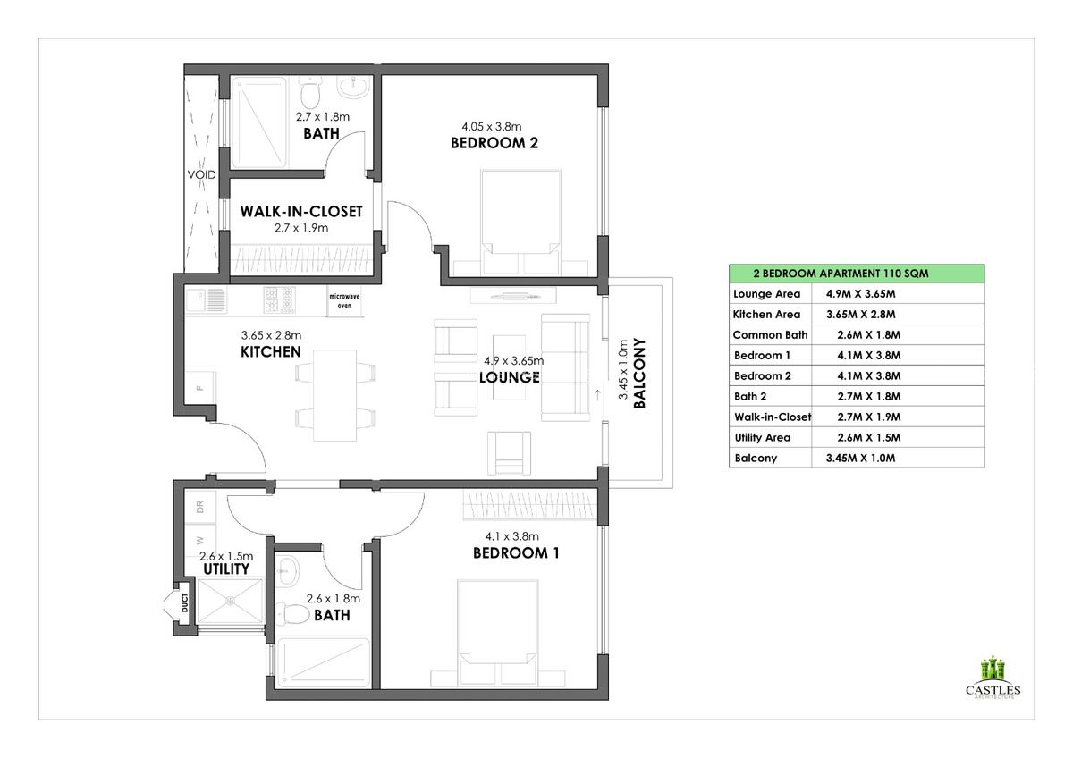 2 Bed Apartment with En Suite at Riverside Drive - 1