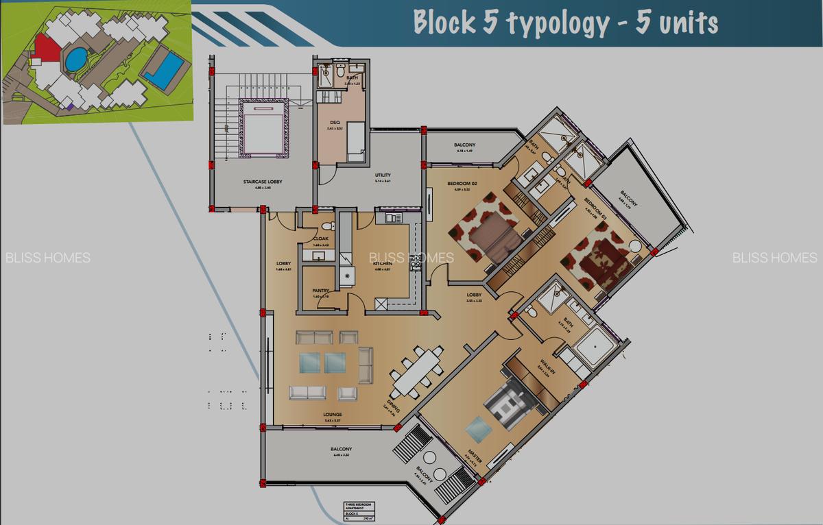 3 Bed Apartment with En Suite at Nyali - 6