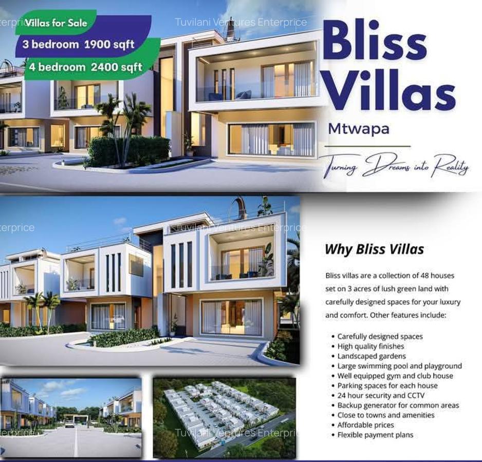 4 Bed Villa with En Suite at Mtwapa Kilifi - 11