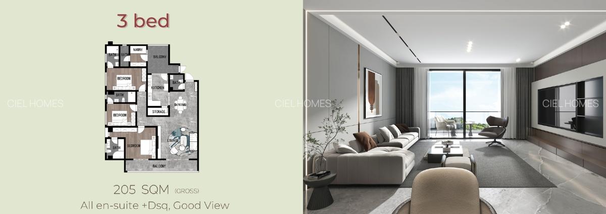 4 Bed Apartment with En Suite at Othaya Road - 4