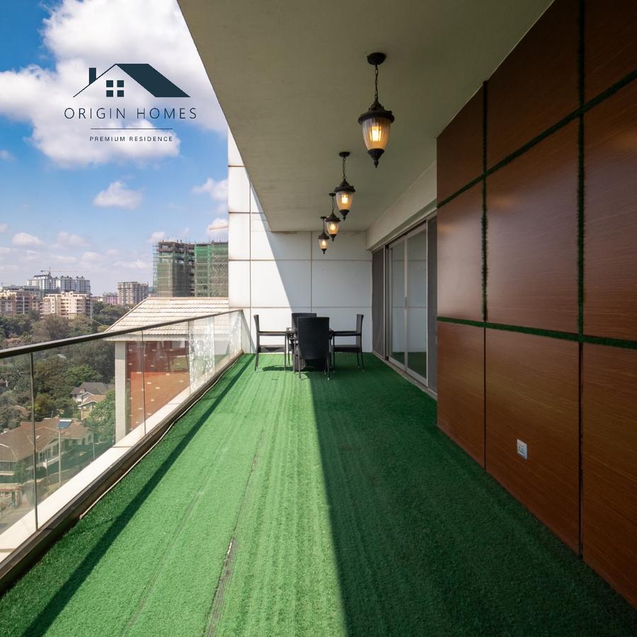 furnished 3 bed apartment with en suite at kileleshwa