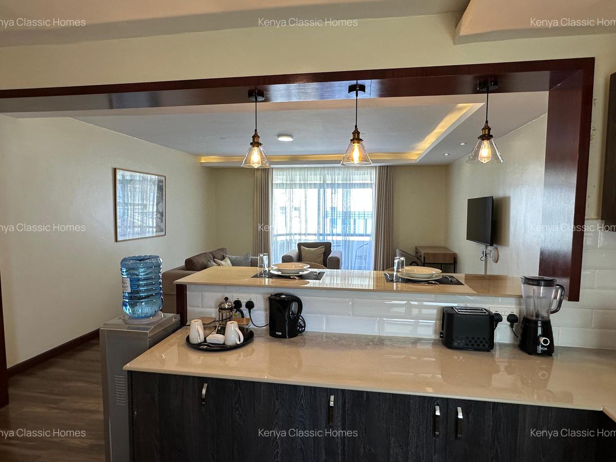 Furnished 1 Bed Apartment with Borehole at Kilimani - 4