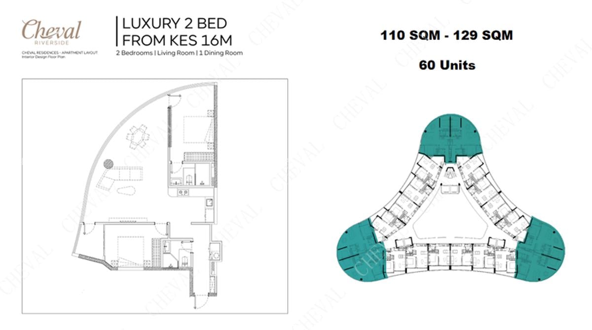 2 Bed Apartment with En Suite in Westlands Area - 7