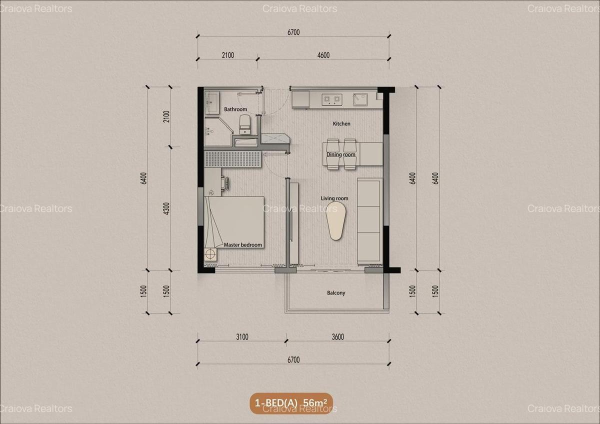 1 Bed Apartment with En Suite at Syokimau - 9