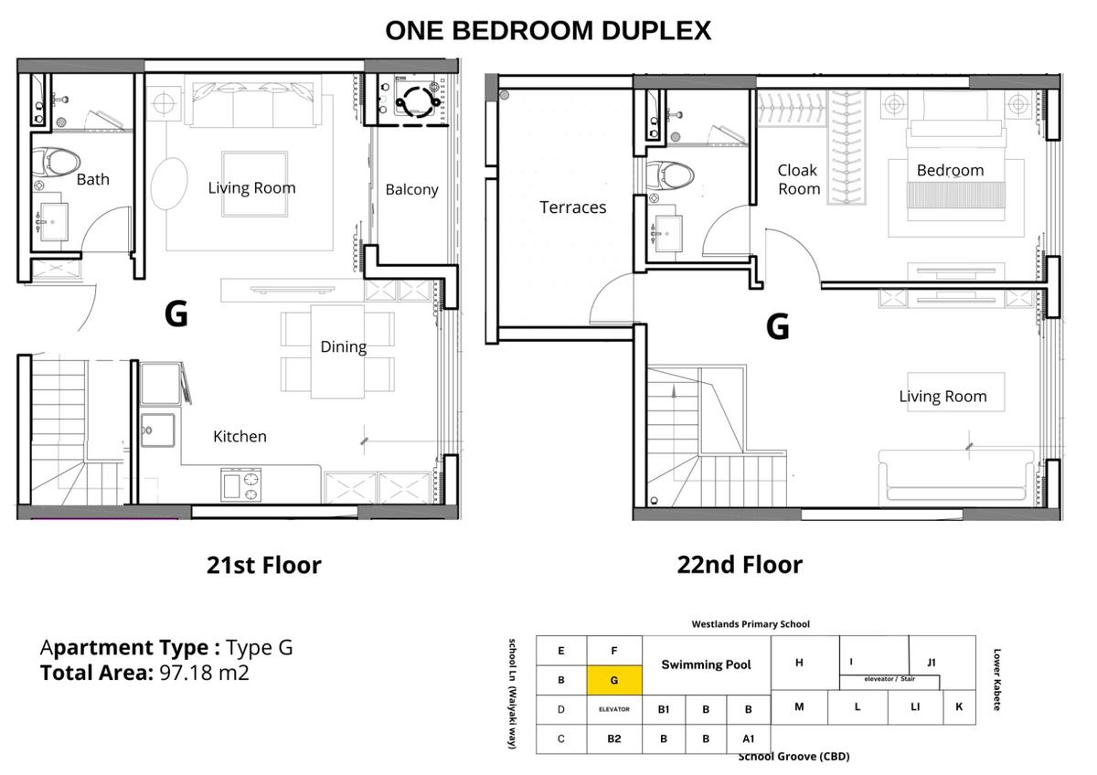 3 Bed Apartment with Swimming Pool in Westlands Area - 16