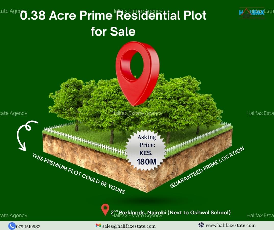 0.38 ac Residential Land in Parklands - 1