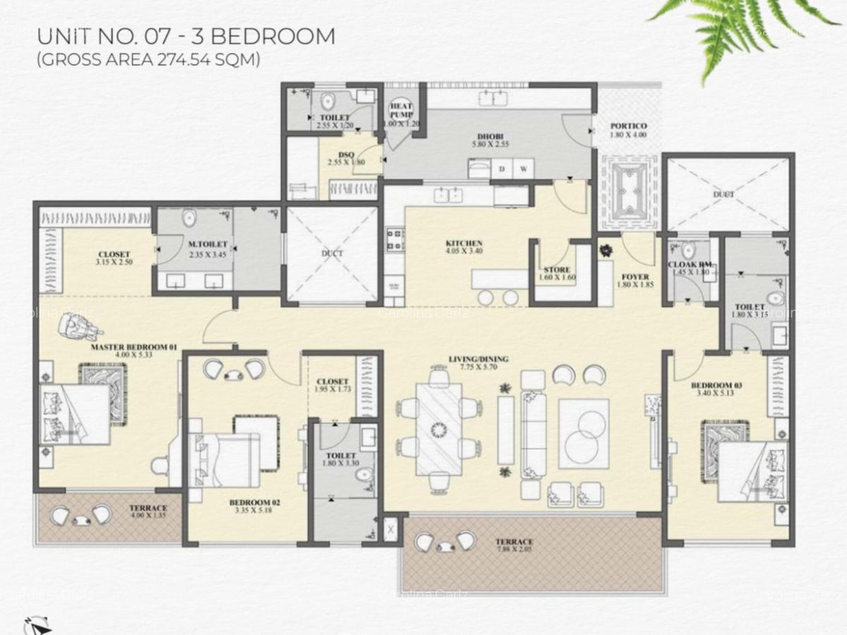 3 Bed Apartment with En Suite at Peponi Road - 17