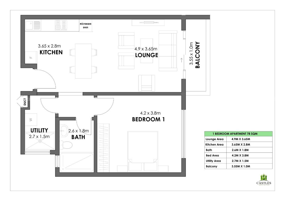 2 Bed Apartment with En Suite at Riverside Drive - 2