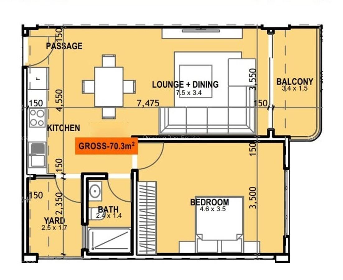 3 Bed Apartment with En Suite at Wood Avenue - 1