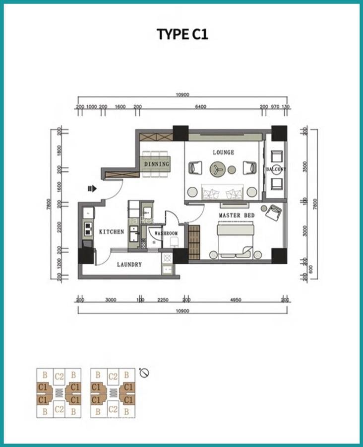 1 Bed Apartment with En Suite at 2026-140 1 Bed - 14