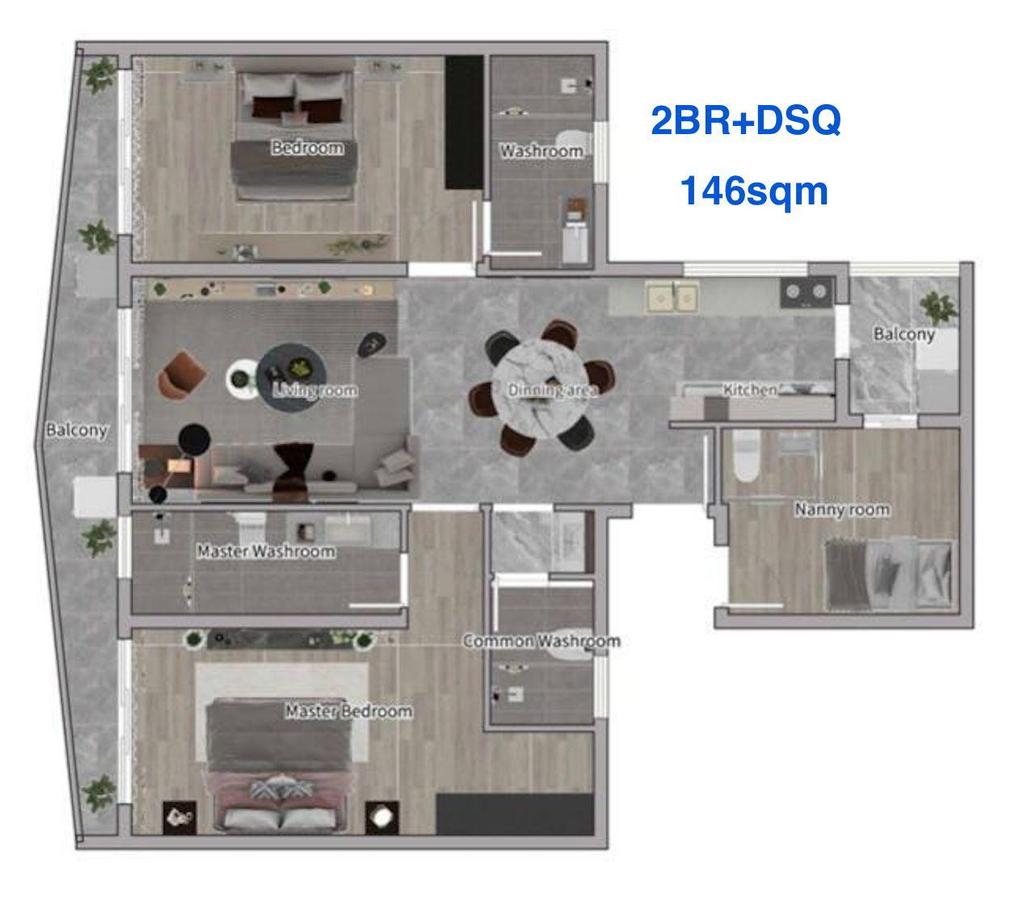 1 Bed Apartment with Swimming Pool in Westlands Area - 5