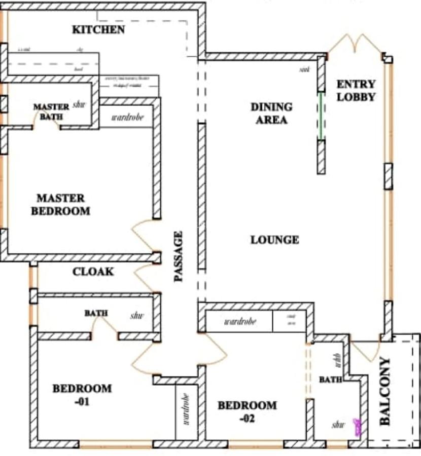 3 Bed Apartment with En Suite at Off Katua Avenue - 1