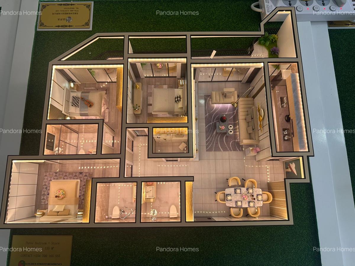 3 Bed Apartment with En Suite at - 8