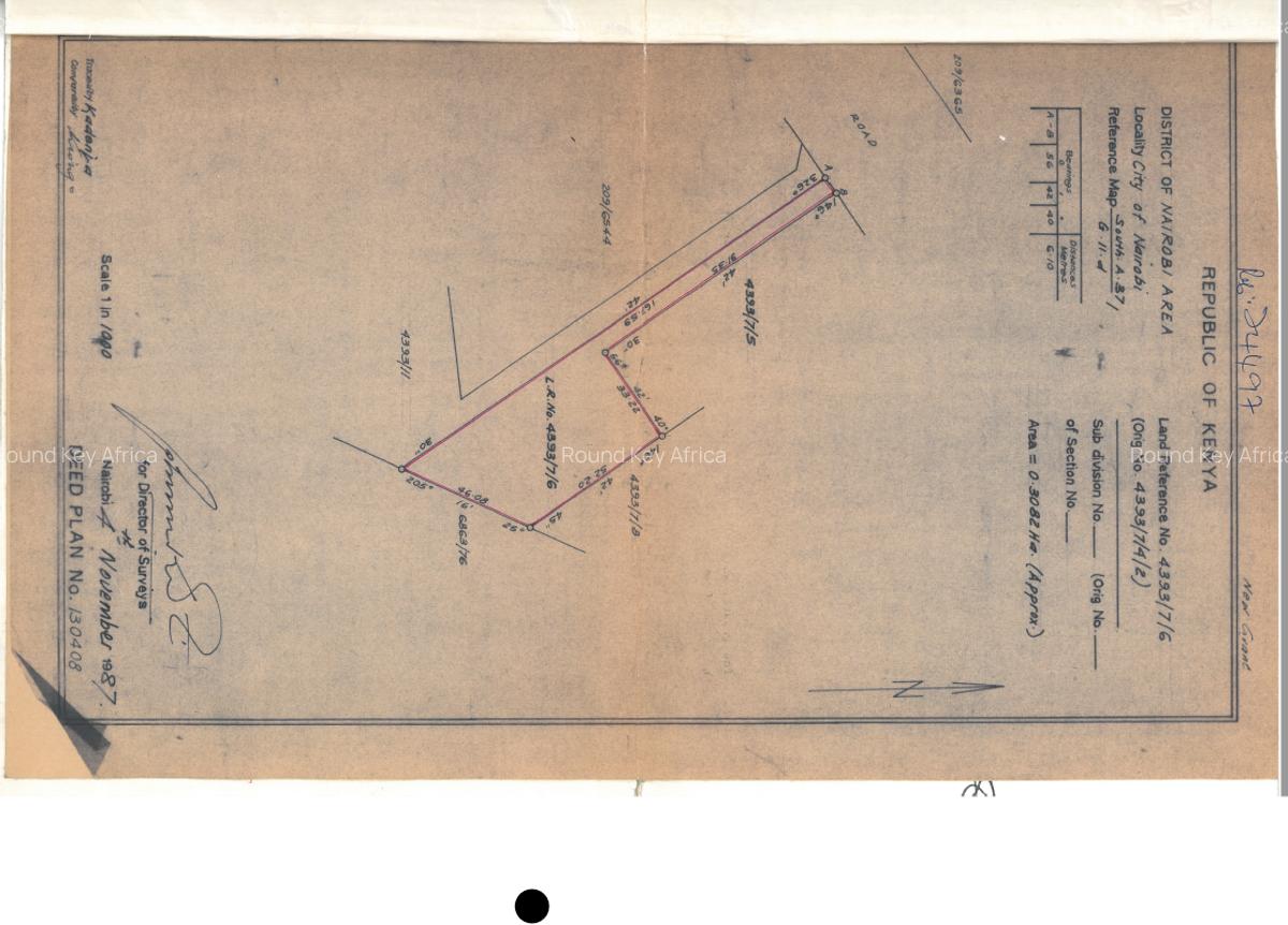 0.75 ac Commercial Land at Waiyaki Way - 1