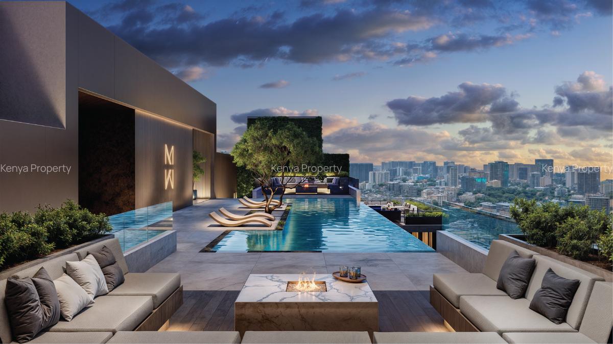 Studio Apartment with Swimming Pool at Muthithi Road - 13